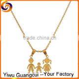 2016 New Stainless Steel Family Gift Items Mother Father Baby Necklace thumbnail-1