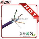 4 pair lan cable Fluke test round utp ftp stp networking cable cat 5e cat6 cat7