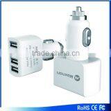 rapid car charger 4 port usb car battery charger cigarette lighter socket adapter