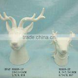 Porcelain Deer Head Statue (home Decoration,giftware,handicraft) thumbnail-1