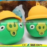 High Quality Promotional Cute Assorted Sound Activated LED Animal Keychain