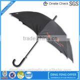 Customize Logo Wind Protection Plastic Straight Handle Umbrella