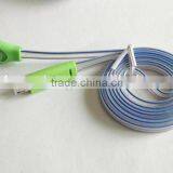 Colorful Led Smiley Face Micro Usb Cable for Iphone 4,usb Flat Cable thumbnail-6