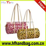 2013 new designer dots leather ladies handbag,hot imported handbags from china