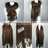 Pink Color Ladies Pashmina Scarf thumbnail-5