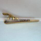 Cheap High Quality Custom Made Solid Brass Tie Clip for Wholesale thumbnail-1