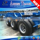 JUYUAN 3 AXLE 40FT STRAIGHT FRAME FIXED TANDEM CONTAINER CHASSIS TRAILER