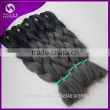 31Colors Optionals Ombre Two Three Tone 5pcs/lot 100g/pc Synthetic Jumbo Box Braiding Hair thumbnail-4