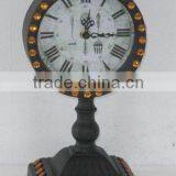 100639EA-Acrylic Diamond Metal Table Clock