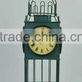 Industrial Metal Floor Standing Clock