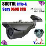 CCTV Camera Cctv Monitor 800tvl System Effio-a Sony Ccd 60pcs ir Leds Manual Zoom Lens 2.8-12mm Outddor Analog Camera thumbnail-1