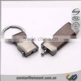 Detachable Top Quality Blank Leather Key Chain thumbnail-3