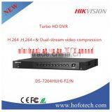 2016 Hikvision dvr camera HDMI and VGA Output 4-CH Turbo HD TVI DVR,dvr h 264 DS-7204HUHI-F2/N