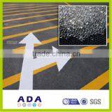 reflective road marking paint glass beads