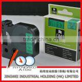 Compatible DYMO D1 Label Tape Black on Green 12mm 45019