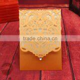 Free Samples Ideal Products Colorful Laser Cut Greeting Cards Wedding Cards With Jewel thumbnail-2
