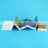 Shenzhen folded brochure printing / folding printing magazine/booklet printing