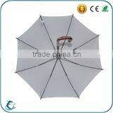 25 Inch 8 Panels Wood Shaft Windproof Staight Gray Rain Umbrella thumbnail-6