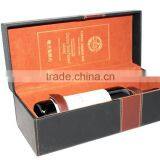 Luxury Faux Leather Wine Box/Wooden Wine Case thumbnail-4