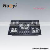Factory Price New Model Cast Iron High Pressure Gas Stove 5 Burner Caps