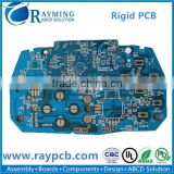 0.2mm Hole Width High Frequency PCB With Blue Soldermask
