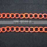 Red Painted Color Aluminum Chain