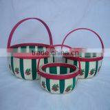 Gift Basket for Christmas Day Decoration With Handle thumbnail-1