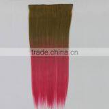 Wholesale Straight Synthetic Ombre Clip in Hair Extensions thumbnail-1
