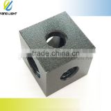 Made in Taiwan CNC modules corner connector angle Aluminium Anodizing CNC Milling angle High Precision Sand Blasting Cube corner