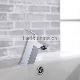 Fashionable Long Neck Chrome Plated Single Lever Basin Mixer thumbnail-3