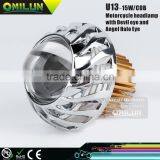 15W U13 LED Motorcycle Laser Cannon With Devil Eye Quality Choice