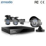 Zmodo Full D1 DVR CCD 600TVL CCTV Cameras System in UAE