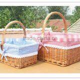 Wholesale Good Quality Decorative Wicker Fruit Storage Basket thumbnail-3