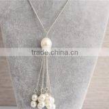 Cheap Price Fashion Jewelry Beaded Necklace Wholesale, White Pearl Necklace Jewelry thumbnail-2
