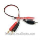 4mm Banana Plug to Alligator Clips Charger Cable