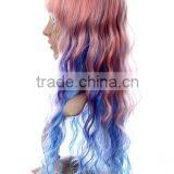 New Design Fashion Red Blond Brown Box Braid Wig Synthetic Sew in Hair Wig thumbnail-4