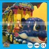 Fiberglass Sea Animation Kids Rides Electric Animal Train Rides Ocean Tourist Train Sale thumbnail-2