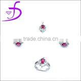 CZ Ruby Set Hot Sale CZ Set New Design Set thumbnail-1