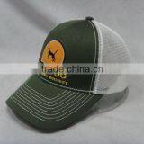 Fashional 5 Panel Cotton Mesh Cap With Embroidered LOGO