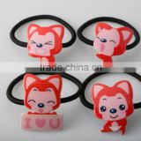 Nice children hair accessories lovely baby girls hair ornament red animal elastic hair band