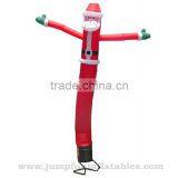 Santa Claus Sky Dancer 10ft High Inflatable Air Tube for Advertising