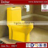 Sanitary Equipment Colored Toilet Bowl ,Hot Sell Yellow Toilet, High Quality Western Toilet Price thumbnail-1