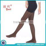 2015 Sexy Japanese Brown Seamless Stripe Anti Slip Compression Pantyhose