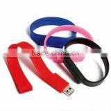 Silicone Bracelet USB Flash Drive With Engraved Coustom Logo thumbnail-2