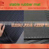 4' X 6' 17mm thick bubble top design rubber horse mat