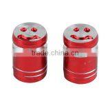 Universal Aluminum Smile 2pcs Red Motorcycle Tyre Tire Valve Stem Caps 16*8mm thumbnail-1
