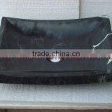 NATURAL JET BLACK MARBLE SINKS thumbnail-1