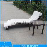 Outdoor Wicker Rattan Stackable Sun Lounger / Pool Deck Chairs / Sun Lounger thumbnail-1