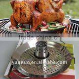 Vertical Metal Chicken Roasting Stand, Grill Pan thumbnail-1