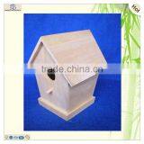 Hot Selling Eco-friendly Outdoor Decorating Polished Wooden Bird House thumbnail-6